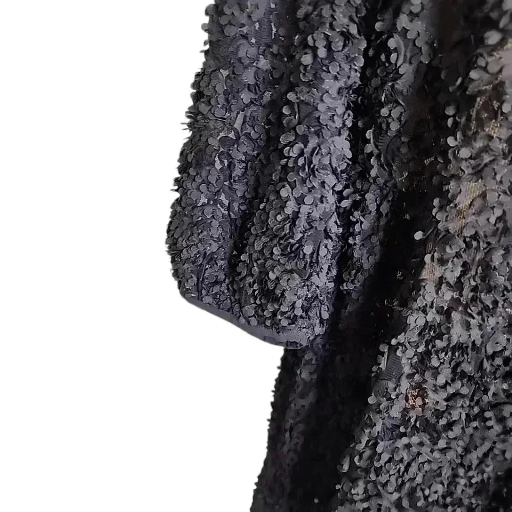 ZARA Contrasting Voluminous  Dress Size: Xl - Picture 8 of 12